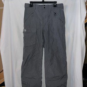 The North Face HyVent Insulated Ski Snowboard Grey Pants Men Size L